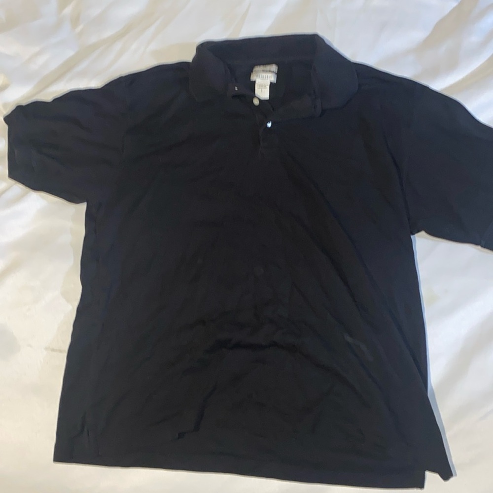 Van Heusen Black Polo Shirt